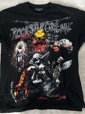 Rockstar Original Graphic Short Sleeve Tee - Black